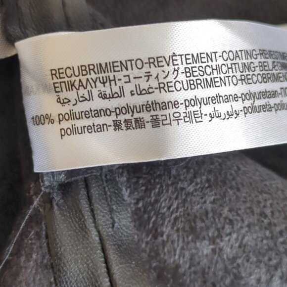 Zara Black Faux Leather Fitted Long Shirt NWOT - Picture 14 of 14